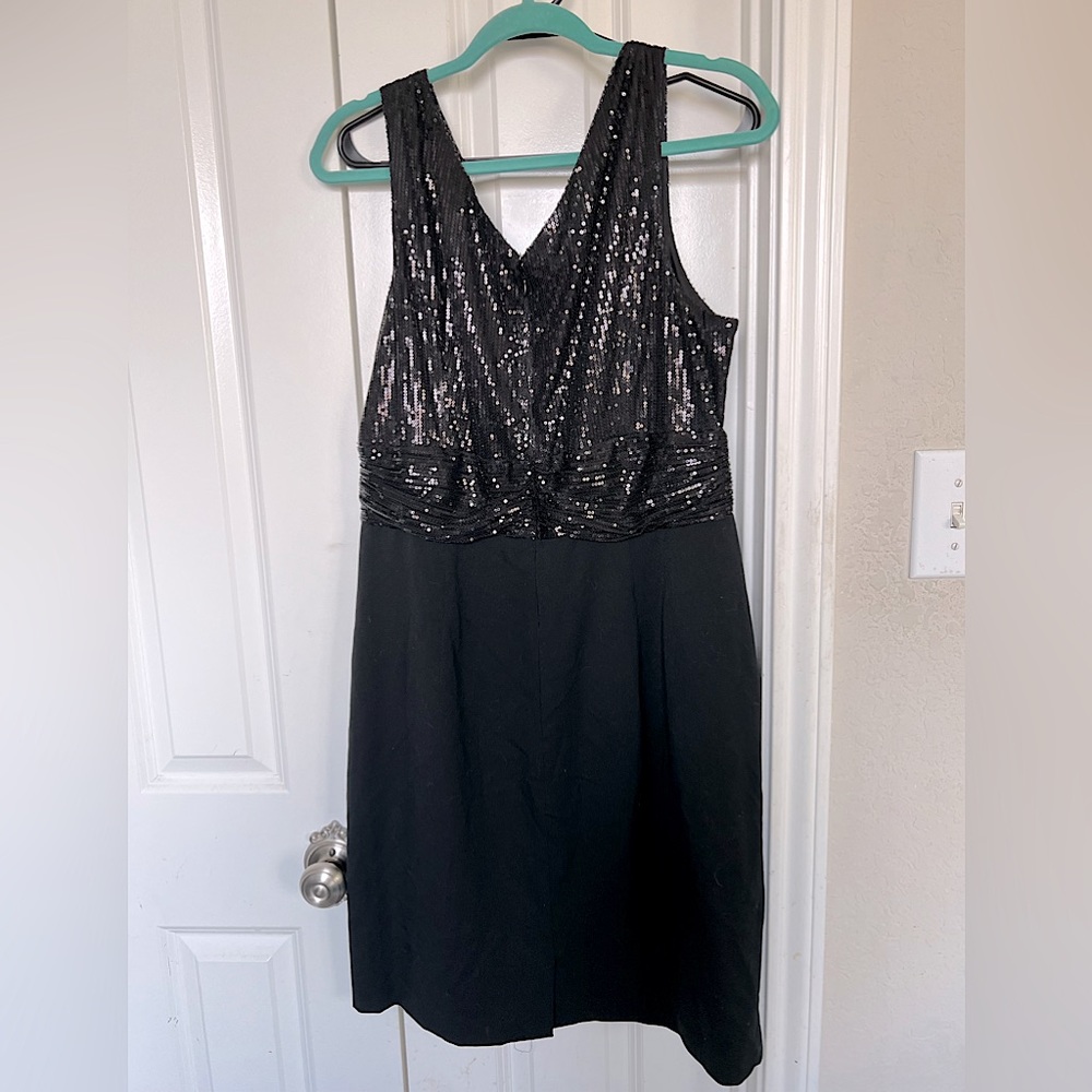 Black Sequin dress sz14